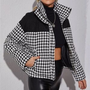 Houndstooth jacket